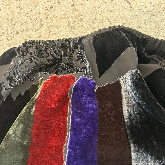 Lana Lee 2 piece shirt/skirt size 10 in excellent condition sheer/velour effect - Picture 8 of 12